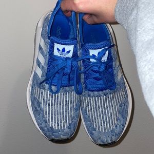 Blue adidas sneakers men 9 1/2